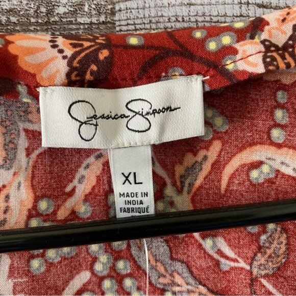 NWT Jessica Simpson Women's‎ Long-Sleeved Top Size XL - Picture 8 of 9